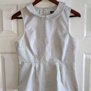 J. Crew Peplum Collared Blouse